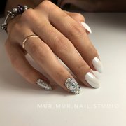 Свадебный дизайн ногтей от мастера Mur Mur Nail Studio. Фото #25758