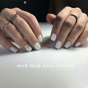 Свадебный дизайн ногтей от мастера Mur Mur Nail Studio. Фото #25759