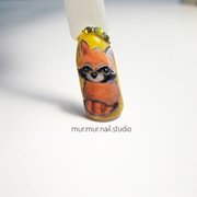 Художественная роспись ногтей от мастера Mur Mur Nail Studio. Фото #25766