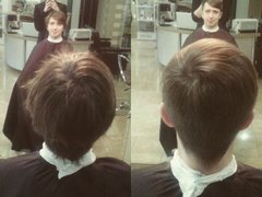 Мужские стрижки на средние волосы от мастера Озинковская Виктория. Фото #fl/15027