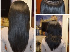Коррекция нарощенных волос от мастера Белкина Анна. Фото #17131