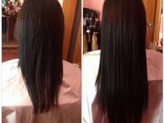 Горячая технология наращивания волос от мастера Гатченко Екатерина. Фото #fl/3336