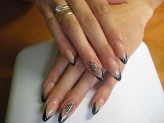 Дизайн нарощенных ногтей от мастера Юрина Ирина. Фото #8954