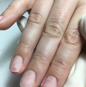 До и после!)
Снятие голевых ногтей, наращивание формы #миндаль 
#гельногти
#покрытиегельлаком #гельлаксоломенка