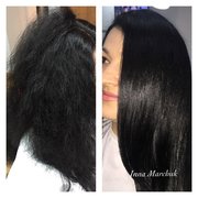Кератиновое выпрямление волос от мастера Марчук Инна. Фото #2027