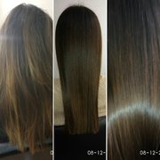 Кератиновое выпрямление волос от мастера Полякова Валентина. Фото #3538