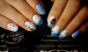 Художественная роспись ногтей от мастера Полянская Лилия. Фото #4922