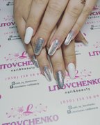 Дизайн нарощенных ногтей от мастера Литовченко Алёна. Фото #24725
