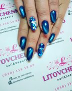 Дизайн нарощенных ногтей от мастера Литовченко Алёна. Фото #24733
