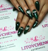 Дизайн нарощенных ногтей от мастера Литовченко Алёна. Фото #24737
