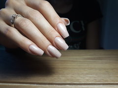 Коррекция нарощенных ногтей от мастера Кияшко Анютка. Фото #27069