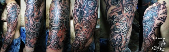 Татуировки от мастера Зюнов Дмитрий. Фото #28489