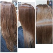 Бразильское выпрямление волос от мастера Костенко Ольга. Фото #28500