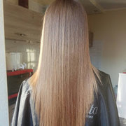 Кератиновое выпрямление волос от мастера Забаштанова Виктория. Фото #28550