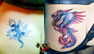 Исправление татуировок от мастера Зюнов Дмитрий. Фото #28942
