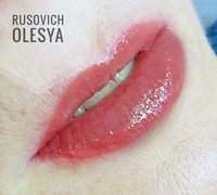 Татуаж губ от мастера Русович Олеся. Фото #29334