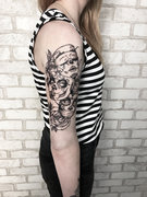 Исправление татуировок от мастера DarkSpace Tattoo. Фото #29850