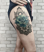 Исправление татуировок от мастера DarkSpace Tattoo. Фото #29852