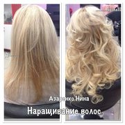 Горячая технология наращивания волос от мастера Шабрамова Нина. Фото #30938