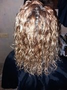 Американская химическая завивка волос от мастера Романцова Карина. Фото #31322