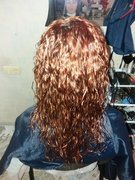 Американская химическая завивка волос от мастера Романцова Карина. Фото #31325