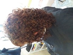 Американская химическая завивка волос от мастера Романцова Карина. Фото #31330