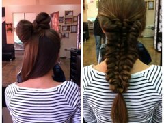 Прически на длинные волосы от мастера Сыроватка Ирина. Фото #fl/10548