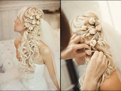 Укладка вьющихся волос от мастера Ковбасюк Юлия. Фото #fl/10569