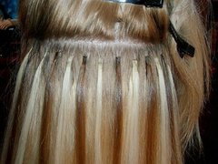 Горячая технология наращивания волос от мастера Грушовец Наталья. Фото #fl/16687
