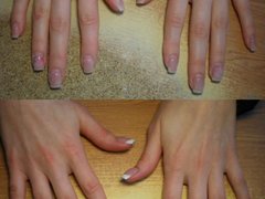 Коррекция нарощенных ногтей от мастера Ровная Любовь. Фото #fl/19847