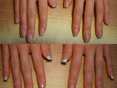 Коррекция нарощенных ногтей от мастера Ровная Любовь. Фото #fl/19848