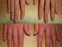 Коррекция нарощенных ногтей от мастера Ровная Любовь. Фото #fl/19850