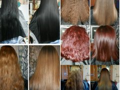 Горячая технология наращивания волос от мастера Крошка Ксения. Фото #fl/19969