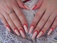 Коррекция нарощенных ногтей от мастера Лаптева Татьяна. Фото #fl/20707