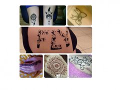 Временные татуировки от мастера Сaпуновa Анастасия. Фото #fl/22530