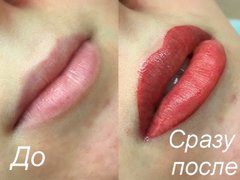 Татуаж губ от мастера Величко Елена. Фото #fl/23769