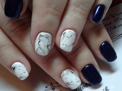 Коррекция нарощенных ногтей от мастера Семенцова Елена. Фото #24341