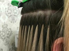 Горячая технология наращивания волос от мастера Сохоневич Оксана. Фото #fl/24714