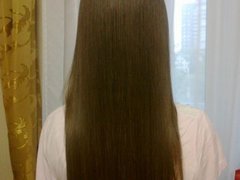 Химическое выпрямление волос от мастера Таран Юлия. Фото #2682