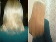 Горячая технология наращивания волос от мастера Романцова Карина. Фото #fl/3380