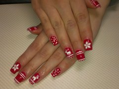 Дизайн нарощенных ногтей от мастера Дмитриева Наталья. Фото #fl/3458