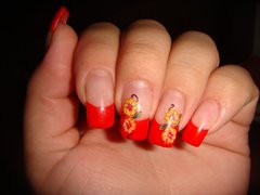 Коррекция нарощенных ногтей от мастера Маликова Елена. Фото #4690
