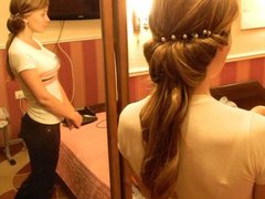 Прически на средние волосы от мастера Юрковская Анастясия. Фото #fl/4738