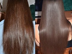Химическое выпрямление волос от мастера Чечуринская Татьяна. Фото #fl/5852