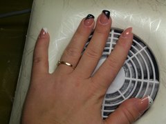 Коррекция нарощенных ногтей от мастера Бибик Оксана. Фото #fl/5930