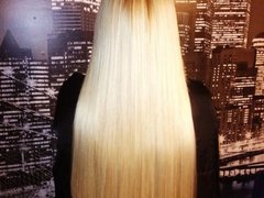 Горячая технология наращивания волос от мастера Москалева Анна. Фото #fl/6360