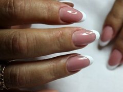 Коррекция нарощенных ногтей от мастера Коломиец Елена. Фото #fl/7776