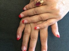 Коррекция нарощенных ногтей от мастера Хойдас Мария. Фото #fl/9303