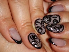 Коррекция нарощенных ногтей от мастера Сластунова Наталья. Фото #9510